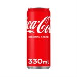 Coca-cola regular sleek blik 33cl x 24