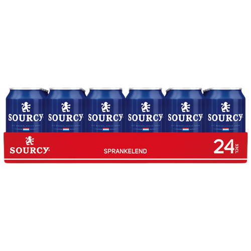 Sourcy rood blik 33cl x 24