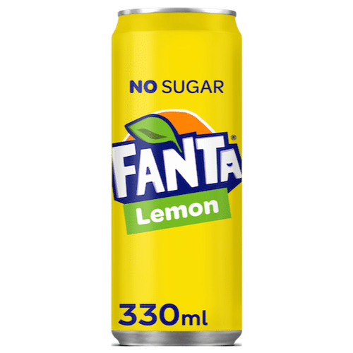 Fanta lemon zero blik