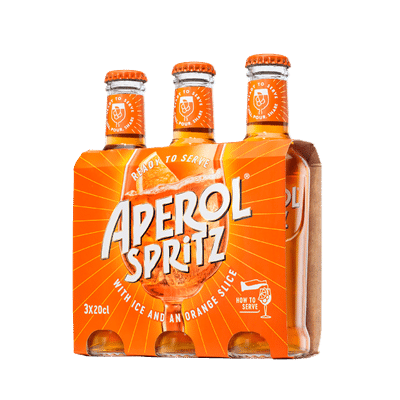 Aperol spritz 9% 3 x 20cl x 8