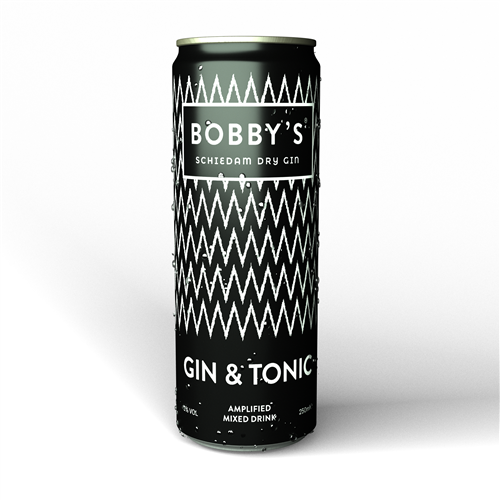Bobby's Gin Tonic Blik 12x25cl