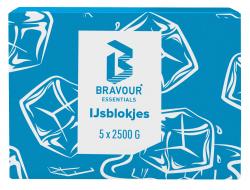 Ijsklontjes 2.5 KG 2.5 liter per zak
