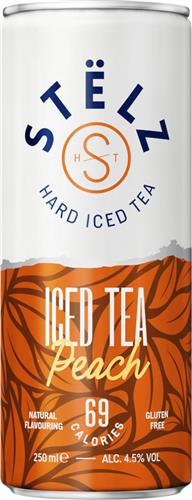Stelz Hard Iced Tea Peach blik Doos 12x25