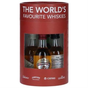The Worlds Favourite Whiskies 4 x 5CL