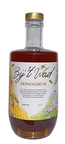 Bij ´T Wad Honing Rum 70cl