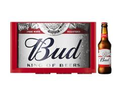 Bud Pils 5% 30 cl per fles, krat 24 flessen
