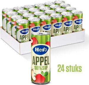 Hero Appelsap Blik 24x25 cl