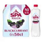 Touch sparkling blackcurrant 50 cl per petfles, krimp 6 fles