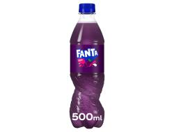 Fanta Cassis 50 cl per petfles, tray 12 flessen.