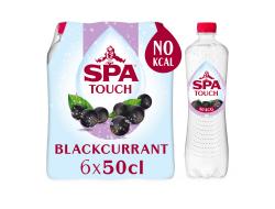Touch sparkling blackcurrant 50 cl per petfles, krimp 6 fles